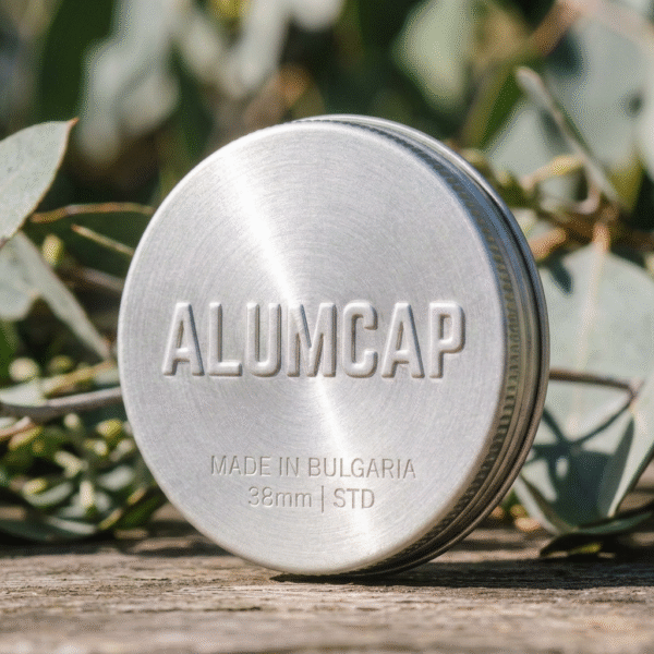 TIN Cap GPI 38/400 closure for glass pill bottles - Alumcap Ltd Bulgaria